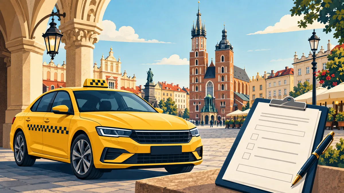 Zmiana danych w licencji taxi: termin, auto i obowiązek zgłoszenia